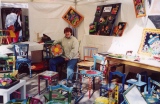 l'art dans la rue Montreuil 2005 - en plein travail